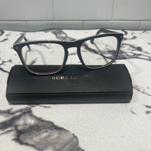 Burberry Black Eyeglasses with Case